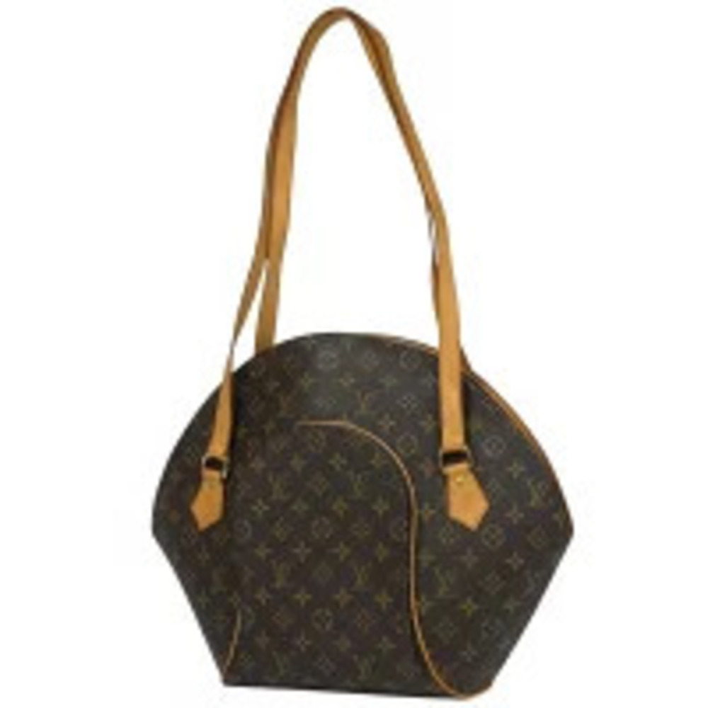 Louis Vuitton Ellipse Shopping Shoulder Tote Bag Monogram Brown